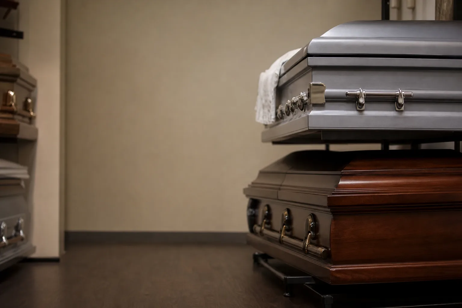 No state requires a casket. Three separate questions decide what you actually buy